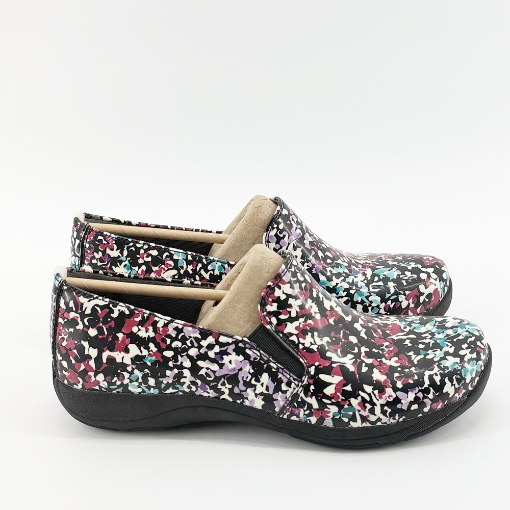 Dansko Nora Petals Leather Slip On‎ Loafer Casual Comfort Shoes Floral Size 37 - Picture 7 of 12